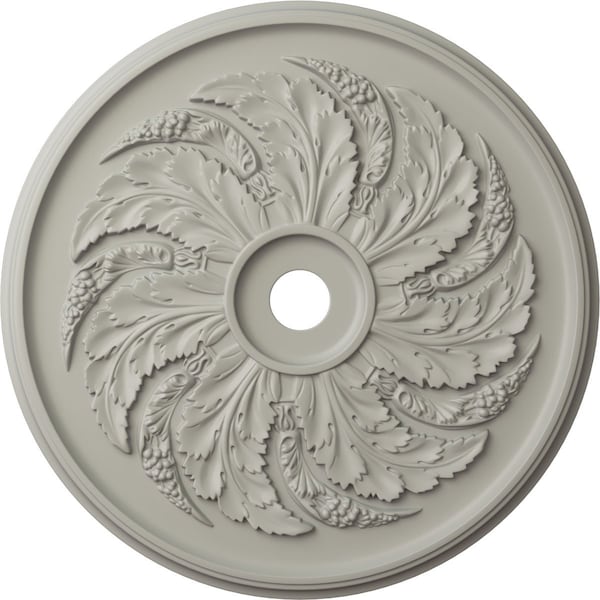 Ekena Millwork Sellek Ceiling Medallion (Fits Canopies up to 9"), Hand-Painted Pot of Cream, 42 1/8"OD x 1 7/8"P CM42SKPCF - main